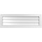 Ekena Millwork Vertical Surface Mount PVC Gable Vent w/ 2"W x 2"H , Brickmould Sill Frame, 36"W x 12"H GVPVE36X1203SN - alternate 1